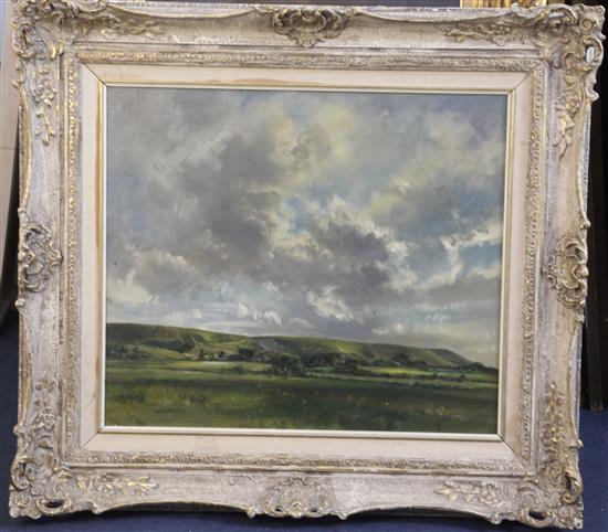 § Frank Wootton (1911-1978) Alciston and Firle Beacon 19 x 22in.